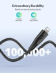 Picture of Ravpower USB-C to Lightning Nylon Cable 2M - Black