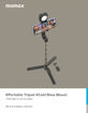 Picture of Momax Selfie Stable 3 Smartphone Gimbal and Tripod - Black