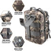 Picture of Zero North Tactical Molle Utility Pouch - Gray Camo