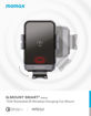 Picture of Momax Q.Mount Smart 15W Wireless Charging Car/Car Mount Holder - Black