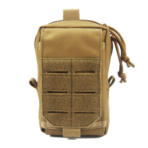 Picture of Zero North Multi-functional Laser Cut Molle Tactical Phone Pouch - KaKi
