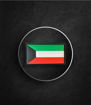 Picture of Black Kuwait Flag Pvc Patches
