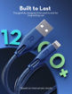Picture of Ravpower USB-A to Lightning Cable 3M - Nylon Blue