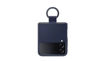 Picture of Samsung Flip 4 Silicone Cover with Ring - Navy