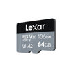 Picture of Lexar 64GB High Performance 1066x MicroSDHC™ / MicroSDXC™ UHS-I Card - Silver