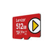 Picture of Lexar 512GB High Speed PLAY Micro SD Card - Red