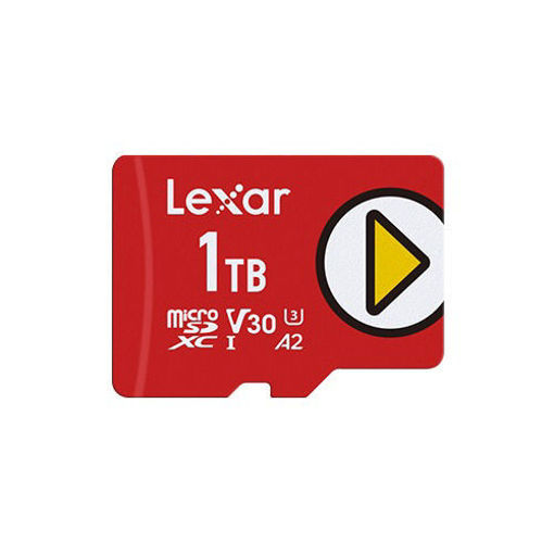 Picture of Lexar 1TB High Speed PLAY Micro SD Card - Red
