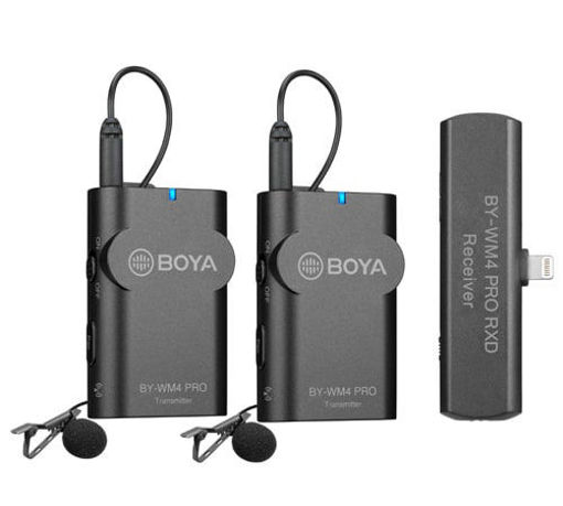 Picture of Boya WM4 Pro-K4 Wireless Mic - Black