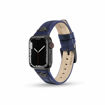 Picture of Police Wings Leather Gun Strap for Apple Watch 42/44/45/49mm / Smart Watch 22mm - Blue