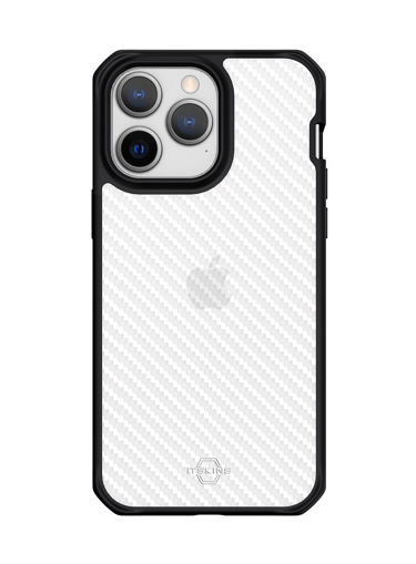 Picture of Itskins Hybrid Tek Case for iPhone 14 Pro - Black and Transparent