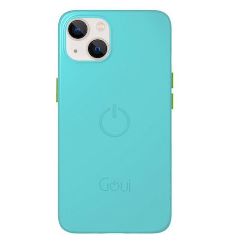 Picture of Goui Magnetic Case for iPhone 14 Plus with Magnetic Bars - Cyan Blue