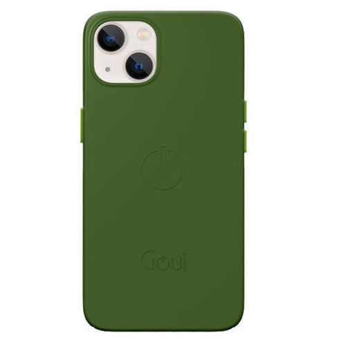 Picture of Goui Magnetic Case for iPhone 14 Plus with Magnetic Bars - Olive Green