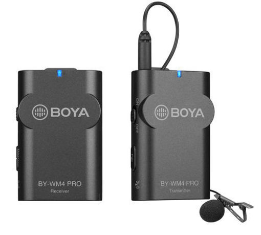 Picture of Boya Wireless Microphone for DSLRs and Smartphones - Black