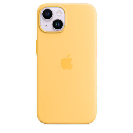 Picture of Apple iPhone 14 Plus Silicone Case with MagSafe - Sunglow