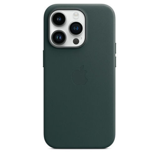 Picture of Apple iPhone 14 Pro Leather Case with MagSafe - Forest Green