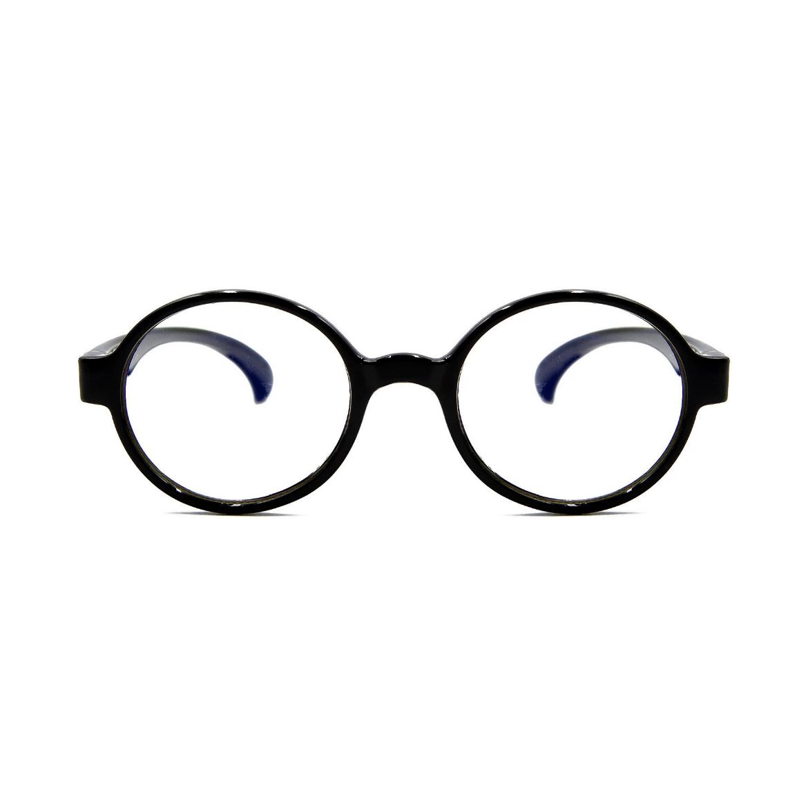 Picture of Specs Round Frame Kids Screen Glasses - Black