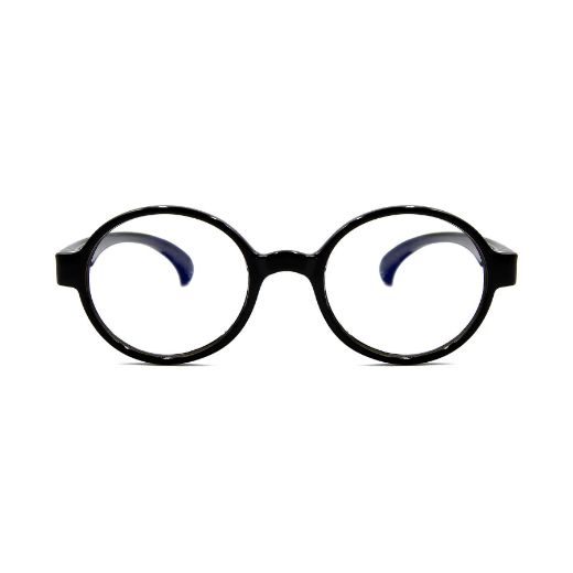 Picture of Specs Round Frame Kids Screen Glasses - Black