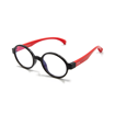 Picture of Specs Round Frame Kids Screen Glasses - Black/Red