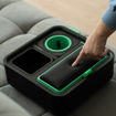 Picture of CouchConsole Cup Holder with Phone Stand Tray - Dark Green