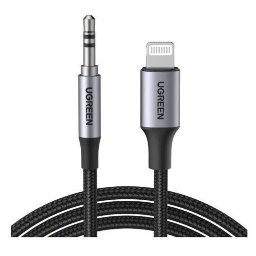 Picture of Ugreen MFi Lightning to 3.5mm Aux Cable for iPhone - Black