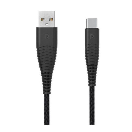 Picture of Ravpower Tough Nylon Yarn Braided Cable USB-A to USB-C 1M - Black