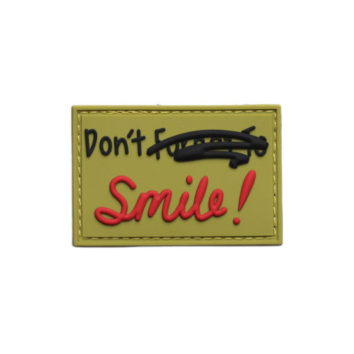 Picture of Black Don’t Smile Pvc Patch