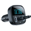 Picture of AceFast Metal Car Charger with Oled Smart Display - Black
