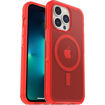 Picture of OtterBox Symmetry Plus Magsafe Clear Case for iPhone 13 Pro - Translucent Red