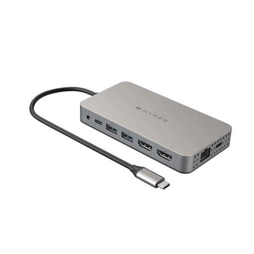 Picture of Hyper Drive Dual 4K HDMI 10-in-1 USB-C Hub - Silver