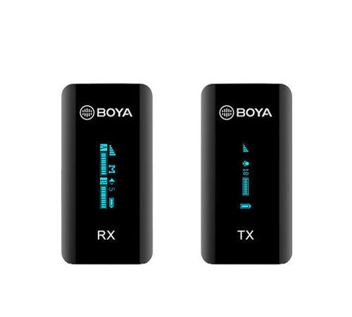Picture of Boya S1 Mini 2.4GHz Smallest Wireless Microphone 1Transmitter + 1Receiver - Black