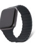 Picture of Decoded Silicone Magnet Traction Lite Strap for Apple Watch 49/45/44/42mm - Charcoal