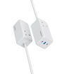 Picture of Powerology 65W Power Strip 1.5M with Dual Power Socket UK - White