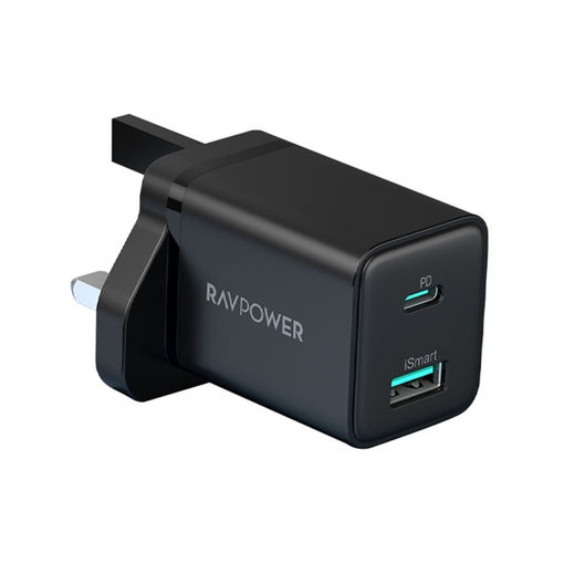 Picture of Ravpower PD 20W 2 Port Wall Charger - Black