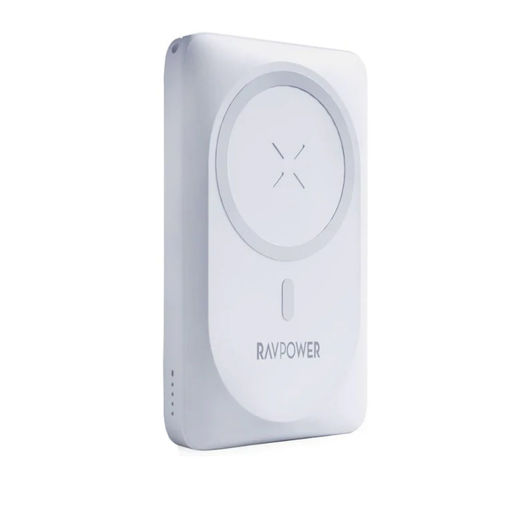 Picture of Ravpower 10000mAh Magnetic Wireless Power Bank - White
