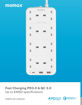 Picture of Momax OnePlug PD 20W 2A1C 8 Outlet Strip - White