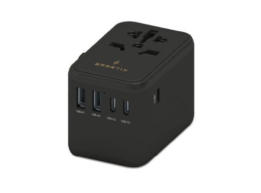 Picture of Smart Premium 65W PD International Travel Adapter - Black