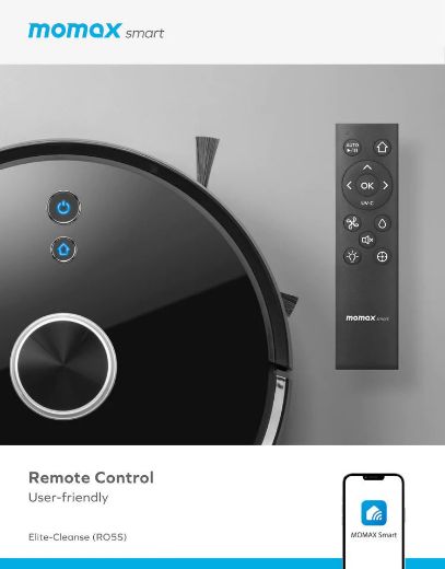 Picture of Momax Elite Cleanse IoT Vacuum Robot - Black