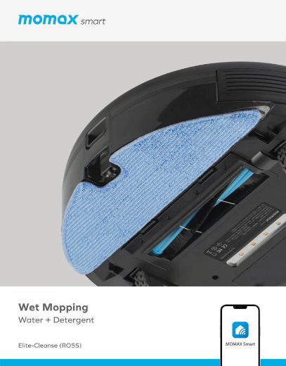 Picture of Momax Elite Cleanse IoT Vacuum Robot - Black