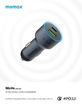 Picture of Momax MoVe 67W Dual-Port Car Charger - Grey