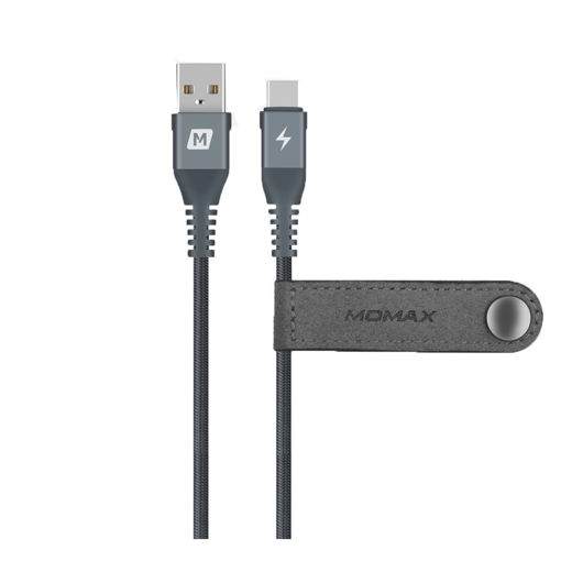 Picture of Momax Elite Link USB-A to USB-C 1.2M - Black