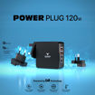 Picture of Eltoro Power Plug 120w Home Charger PD 3.0/QC 3.0 GaN with 4 Ports 2 USB-A/2 USB-C - Black