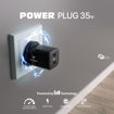 Picture of Eltoro Power Plug 35w Home Charger PD 3.0 GaN with 2 Ports 2 USB-C - Black