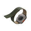 Picture of Uniq Revix Reversible Magnetic Strap for Apple Watch 42/44/45/49mm - Moss Green/Tan