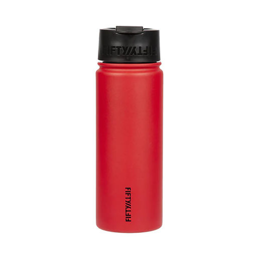 Picture of Fifty Fifty Wide Mouth Vacuum Insulated Bottle 591ml Flip Lid - Red