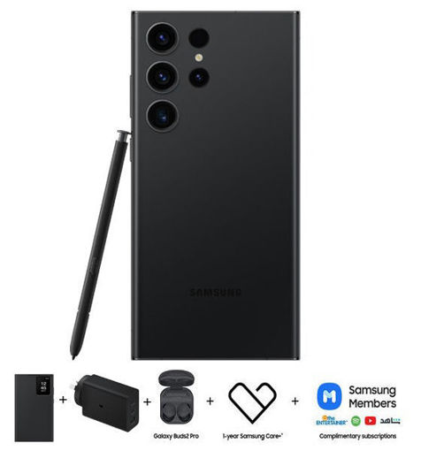 Picture of Samsung Galaxy S23 Ultra 5G Dual + eSIM 12GB/1TB - Phantom Black