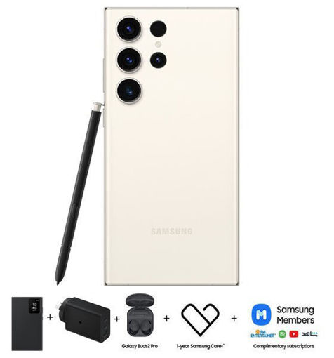 Picture of Samsung Galaxy S23 Ultra 5G Dual + eSIM 12GB/256GB - Cream