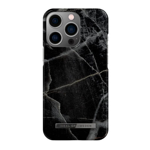 Picture of Ideal of Sweden Fashion Case for iPhone 14 Pro - Black Thunder Marble