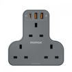 Picture of Momax OnePlug PD 20W 3 Outlet T-shaped Extension Socket - Grey