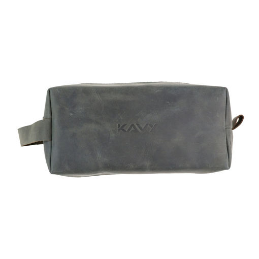 Picture of Kavy Leather Pouch Bag - Green