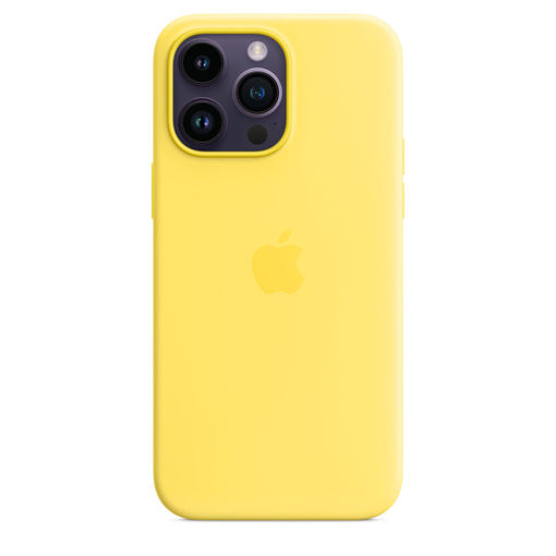 Picture of Apple iPhone 14 Pro Max Silicone Case with MagSafe - Canary